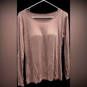 Set of Two Shirts with Built-In Shelf Bra Sz. L